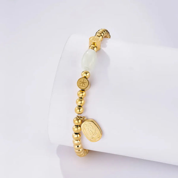 Lucky Charm 24K Gold Plated Bracelet